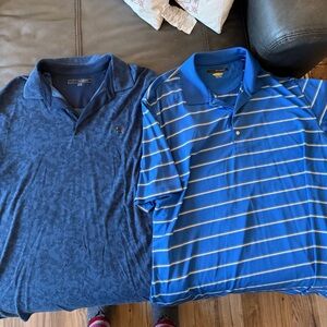 Greg Norman Bundle of Blue Polo Shirts